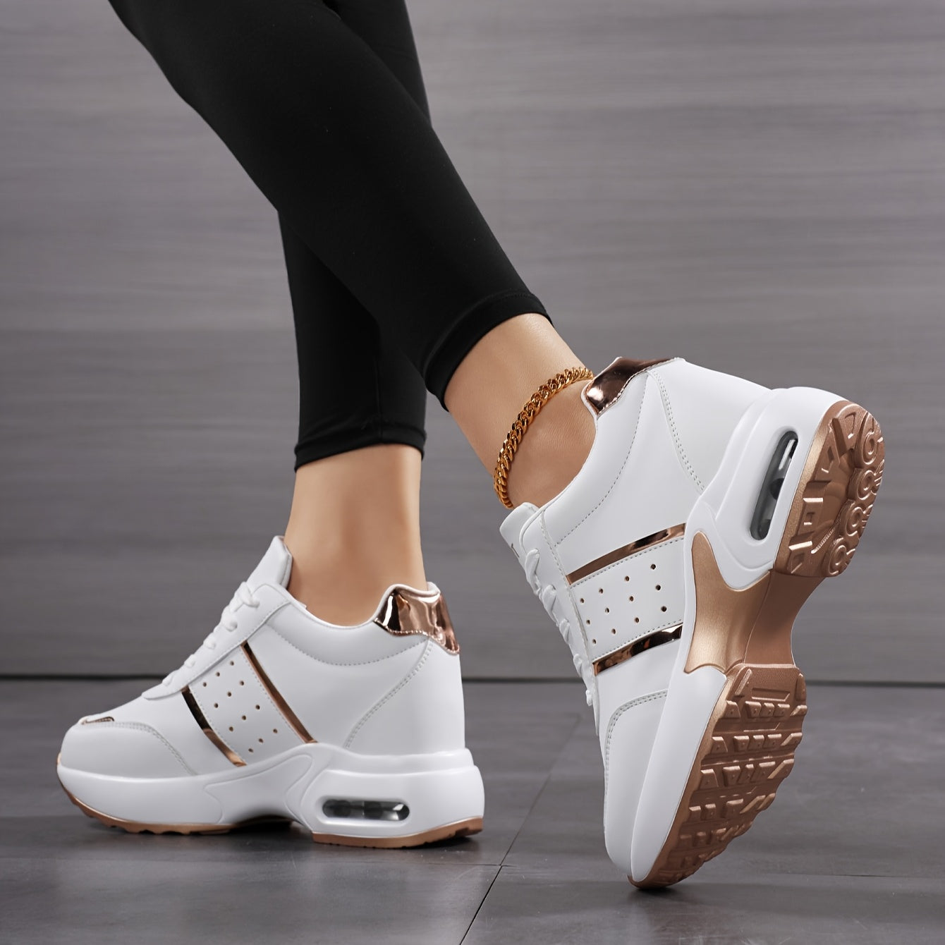 1010 High-Top Women'S Shoes with Air Cushion, Low-Top Sports Casual Shoes, Stylish Outdoor Sneakers for Women.